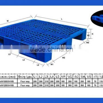 1200*1000 durable plastic euro pallet price