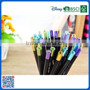 2016 Cheap Wax Carving HB Pencil With Metal Diamond