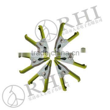 RHI 2inch green metal spring clamps/metal clamps