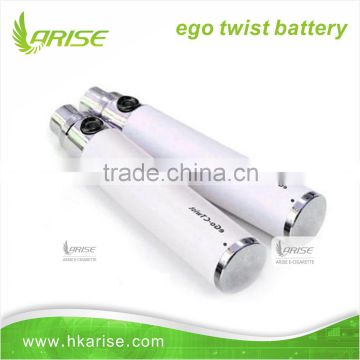 2014 Hottest best quality fashionable ego c twist 1100 battery