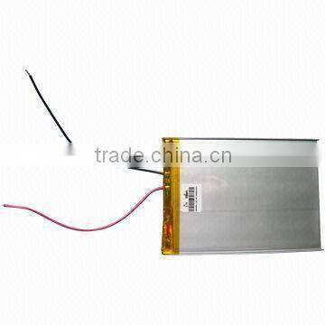 Small size with high capacity battery 3.7v 6000mah lithium polymer battery