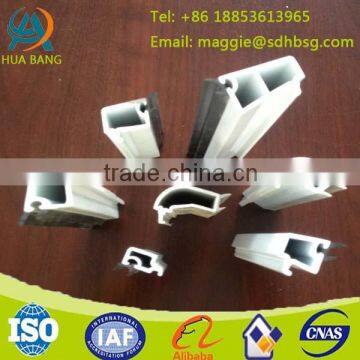 double glazing bead white pvc profile for window and door