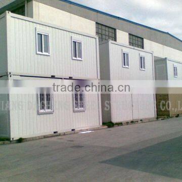 economic two storeys combined prefabricated steel structure container house for office fireproof waterproof