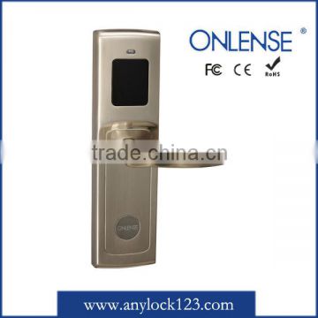 electronic security lock with five latch mortise