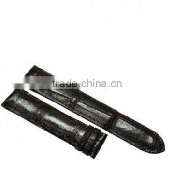 Crocodile leather watchband SCRWC-018