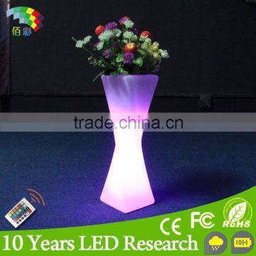 CE&ROHS approved Glowing cheap garden planters and pots /flower planter/led planter