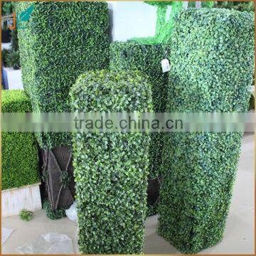 plastic low price home decor artificial boxwood hedge