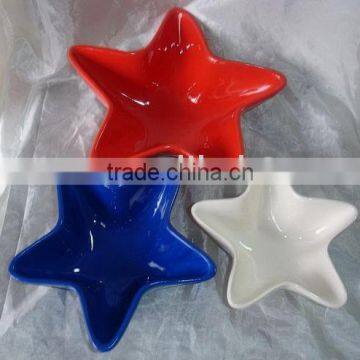 ceramic star bowl , mixing sizes