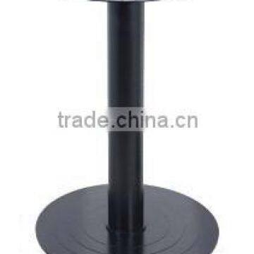 HS-A008 round metal table base cast iron table leg wrought iron outdoor furntiure part for coffee shop