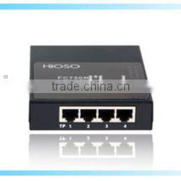 Ring function 2GE FX + 3FE TX Fiber Ethernet Media Converter