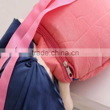 55cm Beautiful Customized Beige Stuffed Plush Phil Doll Backpack With Color-assorted Windbreak& Hood photo-4