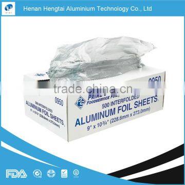 food packaging aluminium foil paper