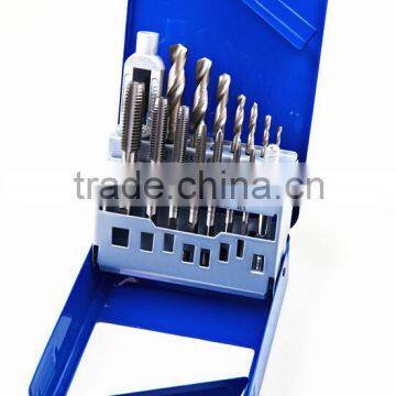 15 Pieces New Fashion Tap and Drill Handing Tools Set Mechanical Engineering Tool Kit photo-2