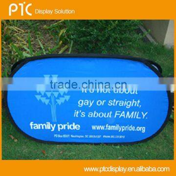 polyester flex pop up display frame banner, pop up a frame banner