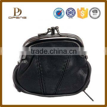 Customized fashion design oem bead coin purse leatehr macaron coin purse