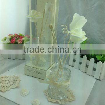 Name brand wholesale sola flower reed diffuser with rattan sticks and balls