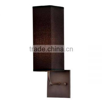 up and Down Metal Wall Light With Black Shade photo-2