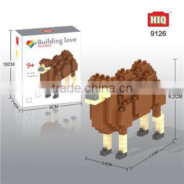 HIQ camel animal zoo series plastic diy building blocks toys for 2016 christmas gift