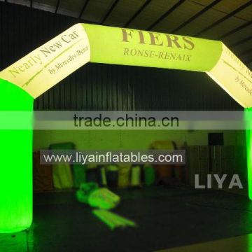 PVC material advertising inflatable arch gate,inflatable led arch for sale