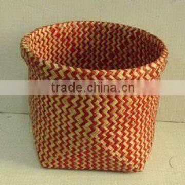 Woven Straw Basket For Storage
