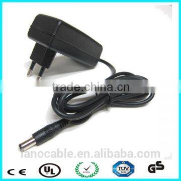 12v 1a eu switching dc power adapter