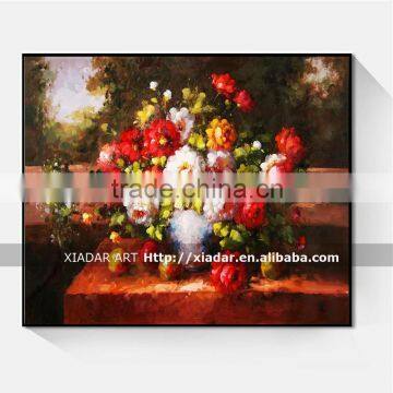 Shu1786 black and white flower canvas painting for bedroom