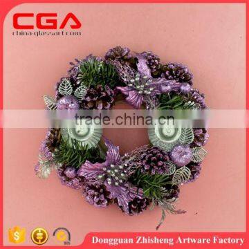 wholesale christmas garland,round shape,beautiful wreath decoration,xmas tree assessories