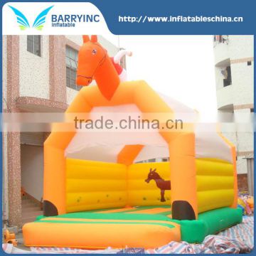 2016 cheap commercial amimal cheap inflatable horse bouncer