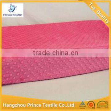 Hot Pink Plush Dots Minky Changing Pad Covers