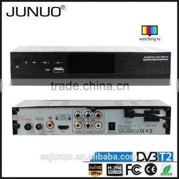 JUNUO OEM good audio video decoder h.264 MPEG4 HD mstar 7t01 digital set top box receiver for digital tv Afghanistan