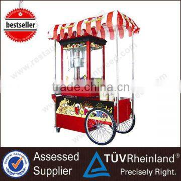 China Supplier ShineLong CE Caramel popcorn machine with wheels