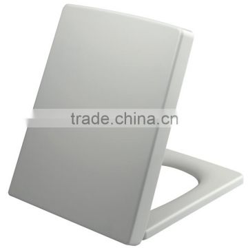 moulded veneer Painting Toilet Seat cover with chrome hinges, painting toilet seat