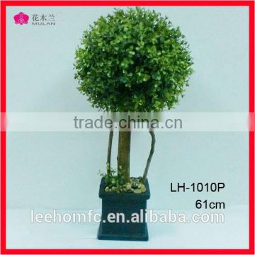 Plastic Table Small Plant Pots Artificial Grass Ball Tree Comfrey Simulation