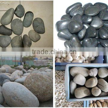 black pebble stone