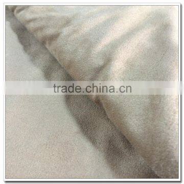 Knitted Fabric Spandex Strech Faux Suede Fabric For Sofa Curtain/ POLY96% SPAN4% photo-6