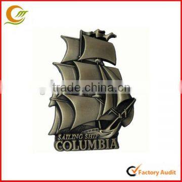 Professional custom 3d metal badge Fancy badge holder