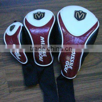 2016 High Quality PU Golf Head Cover