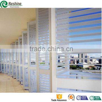 PVC poly shutter windows