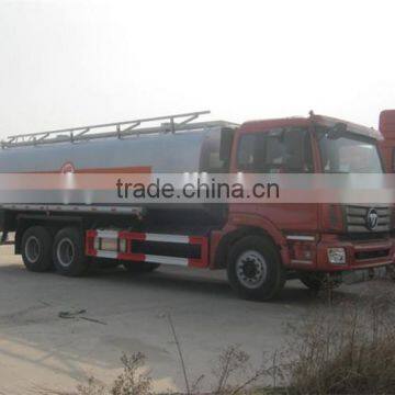 Foton 3 Axles Used Oil Truck Russia 21000 Lit Litres Literes Fuel Tank Truck for Sale photo-3