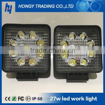 27w led work light LED Work Lamp 27W Spot or Flood Beam