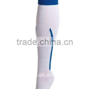 quality knee high custom soccer white football socks