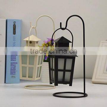 2015 New Design Retro European-style Metal Candle Holder,hanging Wrought Iron Candlestick