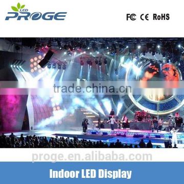 Light weight P6.25 aluminum cabinet rental led display