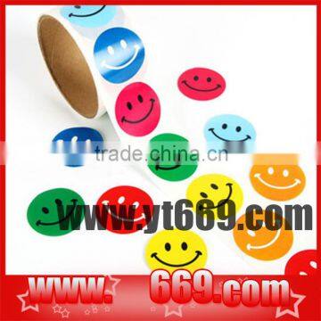 adhesive cartoon sticker for simle expression