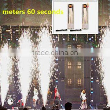 Ice And Stage Fountain Fireworks Gold Silver 10M/60S