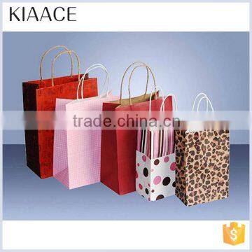 Promotional wholesale art design recycling printing custom bulk gift bags