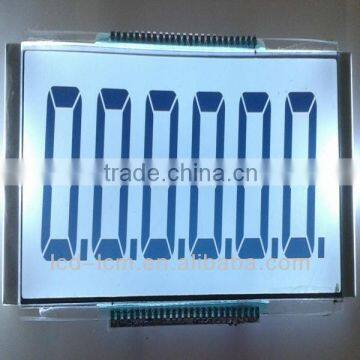 6 digit segment lcd display