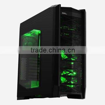 GAMING CASE-9902-2 WITH 7*GREEN COLOR FAN