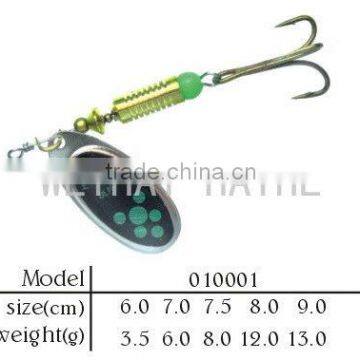 Spinner bait metal lure