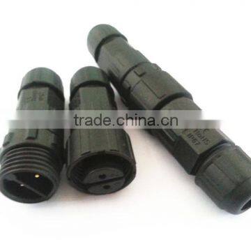 2 core ip68 waterproof connector field assembly male and female connector